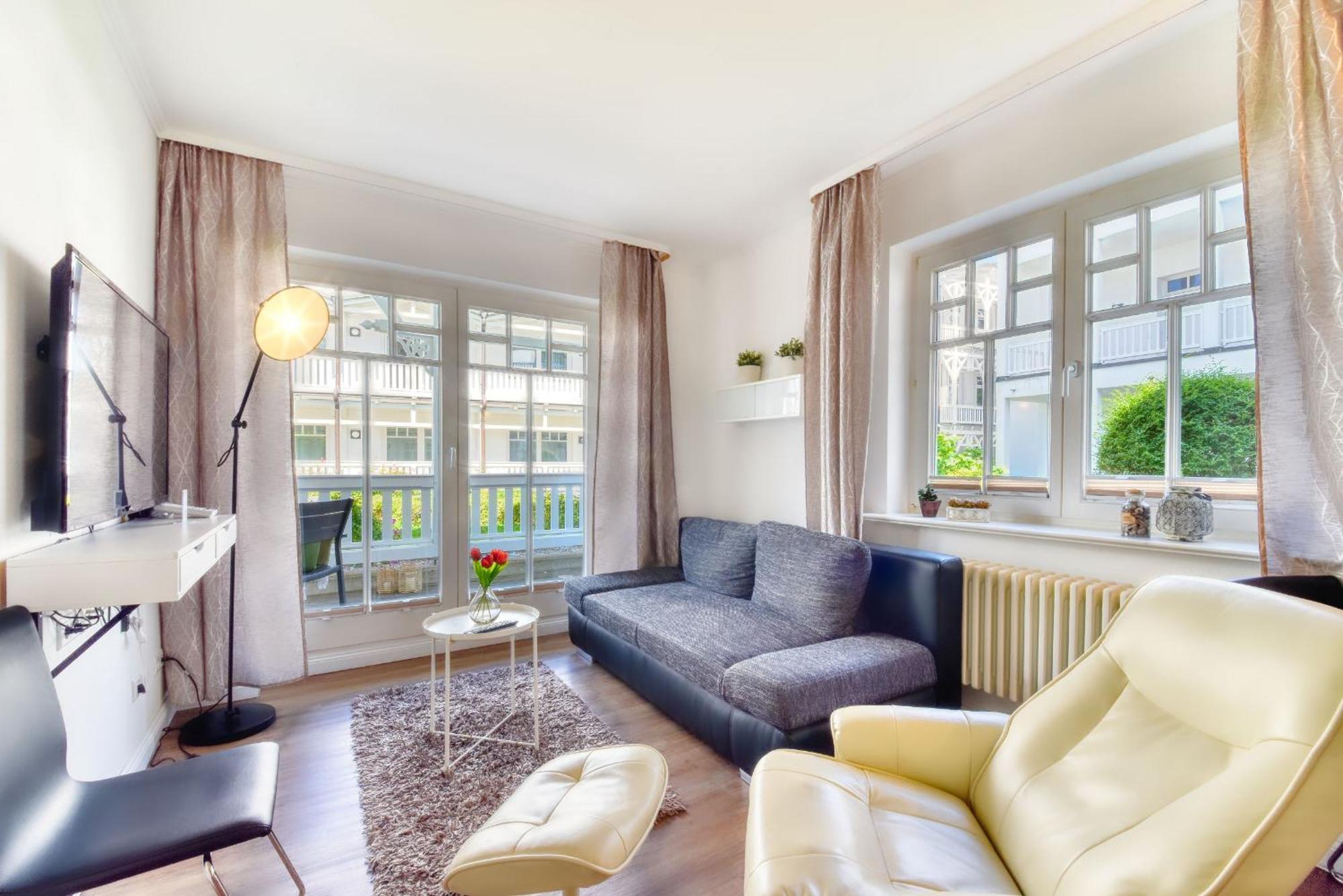 Ferienwohnung "Sonnendeck" In Der Villa Seeadler Binz Exterior foto